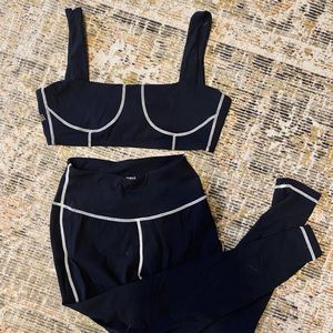 Weworewhat corset bra and leggings
